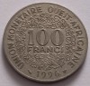 Statele Africii de Vest , 100 Francs 1996, Africa