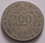 Statele Africii de Vest , 100 Francs 1996, Africa