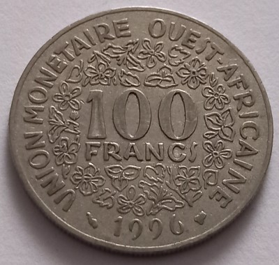 Statele Africii de Vest , 100 Francs 1996 foto