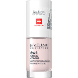 Eveline Cosmetics Nail Therapy Care &amp; Colour balsam pentru unghii 6 in 1 culoare French 5 ml