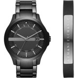 Ceas Barbati, Armani Exchange, Hampton AX7101, Set cu Bratara - Marime universala