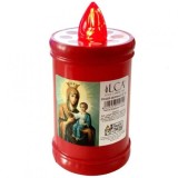 Candela electronica CE 70 rosu 6x11cm DNC4429