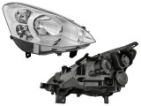 Far PEUGEOT PARTNER, 03.2008-06.2012, partea dreapta, AYFAR, H4+W5W; electrical; cu motor; halogen,