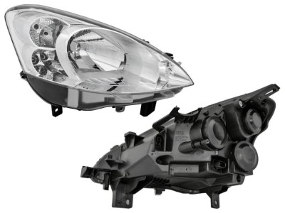 Far Peugeot Partner, 03.2008-06.2012, partea dreapta, Ayfar, H4+W5W; electrical; cu motor; halogen, foto