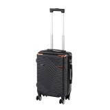 Bagaj de mana Leziter TraveLux Urban 40x30x20 cm cu roti detasabile, negru