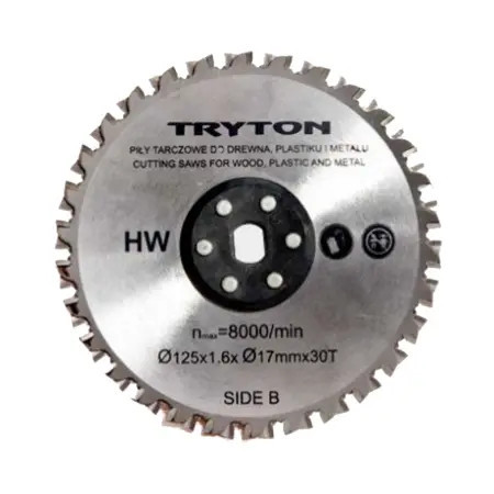 Accesoriu Tryton TPD860K Disc Metal / Lemn / Plastic Diametru 125 mm