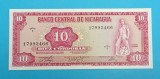 Bancnotă Nicaragua (pick 123) 10 Cordobas 1972 UNC serie: C 17992466
