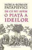 De ce nu avem o piaţă a ideilor - Paperback brosat - Horia-Roman Patapievici - Humanitas