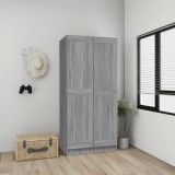 Cumpara ieftin Șifonier, gri sonoma, 82,5x51,5x180 cm, lemn prelucrat