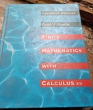 Finite mathematics with calculus - Laurence D. Hoffmann