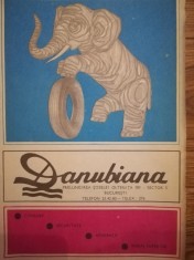 1969, Reclama fabrica de cauciucuri Danubiana, Bucuresti, comunism, 24x16 cm foto