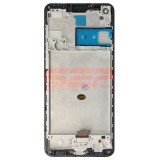 Display LCD Touchscreen cu Rama Samsung Galaxy A21s (A217), Negru, Compatibil