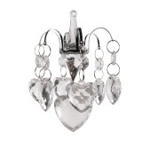 Cumpara ieftin Set 2 ornamente brad Craciun sticla transparenta 9x12 cm