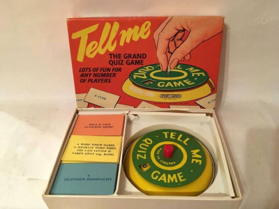 Joc vintage Tell me, The grand Quiz game, UK, England foto