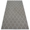 Covor Sense Micro 81220 Trellis bej si alb Trellis, 80x150 cm, Dreptunghi, Poliester