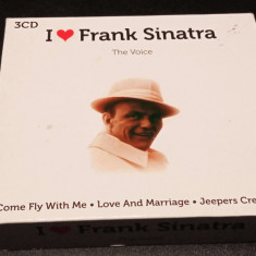 CD EDITIE 3xCD I LOVE FRANK SINATRA VOICE (EX)