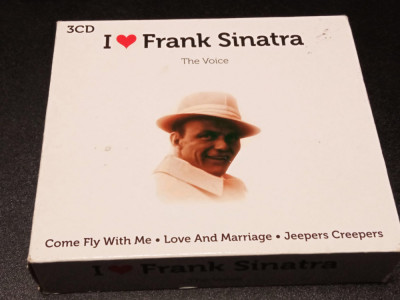 CD EDITIE 3xCD I LOVE FRANK SINATRA VOICE (EX) foto