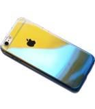 Cumpara ieftin Husa iPhone 6 / 6s Floveme, Albastru, Plastic, Anti-amprenta, Anti-alunecare, Carcasa Protectie Telefon, Efect Degrade