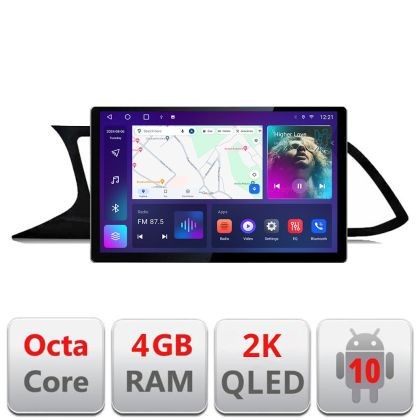 Navigatie dedicata Seat Leon MIB Quad Core N-306 Edonav ecran 13&quot; 2K 8 si 128 Android Waze USB Navigatie 4G 360 Toslink Youtube R CarStore Technology
