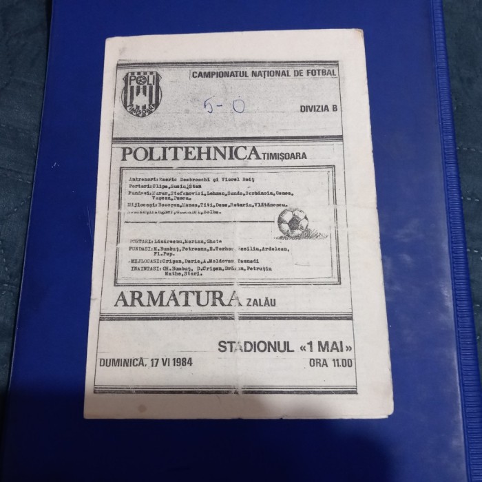 Program Poli Timisoara - Armatura Zalau