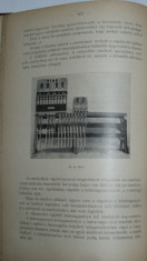carte veche 1909 electrotehnica, electricitate fizica in maghiara foto