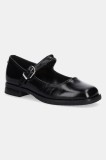 Steve Madden pantofi de piele Delancy culoarea negru, cu toc plat, 11003873