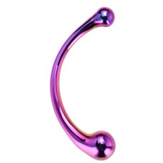 Dildo din Sticla Curved Wand Multicolor Glamour Glass