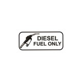 Abtibild &quot;DIESEL FUEL ONLY&quot; Cod: XS-03 Automotive TrustedCars, Oem