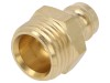 Conector Ștuț Alamă, Filet Exterior BSP 1/2, Diametru 9mm, Presiune Maximă 15 Bar, Material FPM