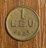 1 leu 1951, RPR / Rom&acirc;nia, alamă, rară