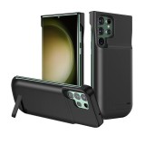 Husa cu baterie power pro compatibila samsung galaxy s23 ultra, 6000mah, black