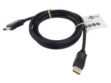Cablu DisplayPort 2m Goobay negru blocare 8K HDR Full HD