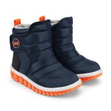 Cizme Baieti Bibi Roller 2.0 New Azul/Orange cu Blanita 33 EU