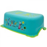 Inaltator anti-derapant pentru toaleta si chiuveta Little Bear and Friends Turquoise, Moni