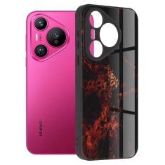 Husa pentru huawei pura 70 premium armortech - protectie maxima E?i design elegant, red nebula foto