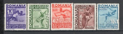Romania.1937 Balcaniada de Atletism YR.42 foto