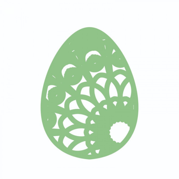 Sticker decorativ, Mandala, Ou, Verde, 60 cm, 7281ST-2