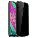 Husa SAMSUNG Galaxy A40 - Plating Soft (Negru)