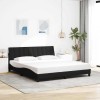 VidaXL Cadru de pat fără saltea, Hanko, negru, 180x200 cm, textil 3310477