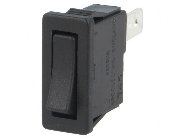 Rocker Switch ON-OFF 10A/250VAC Black