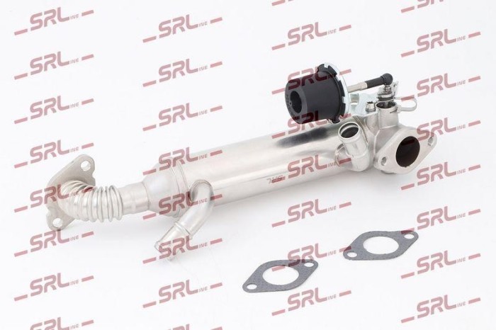 Racitor EGR Vw Transporter T5 03-16, motor: 2.5 TDI, 190x55x55, SRLine, Aluminiu, 070131512D; 070131512F