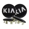 Capace Jante Aliaj Kia 58mm Negru Crom - Set 4 Bucati