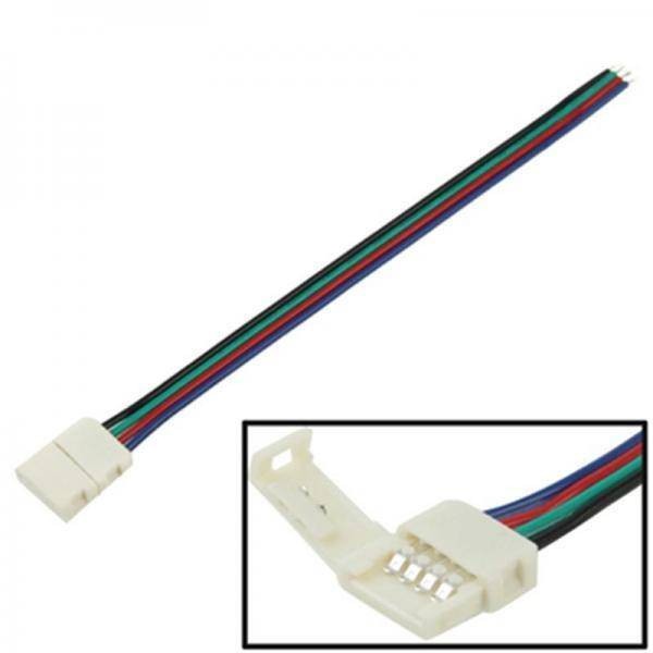 Conector flexibil banda led 5050 RGB 4 fire cu clips