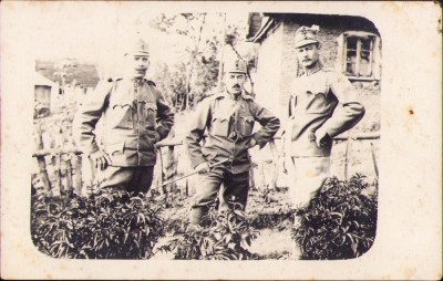 P563 Poză militari austro-ungari Divizia 38 Infanterie Transilvania foto
