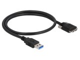 Cablu DELOCK USB A la USB B Micro Aurit 0,5m 5Gbps Negru 87798