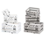 Cumpara ieftin Set 6 cosuri depozitare 30 x 20 x 16, 35 x 25 x 18, 40 x 30 x 20 cm