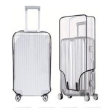Husă de protecție pentru valiză, PVC transparent, M, 45x26x66 cm, CMCLASS
