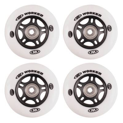 Roti WORKER 84mm si Rulmenti ABEC-9 chrome - Set 4 bucati FitLine Training foto