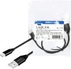 Cablu USB 2.0 A - USB type C 0.3m negru LOGILINK CU0139