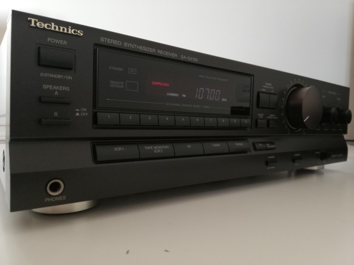 Amplificator Stereo TECHNICS model SA-GX130 cu telecomanda - Vintage/made in Japan/Impecabil